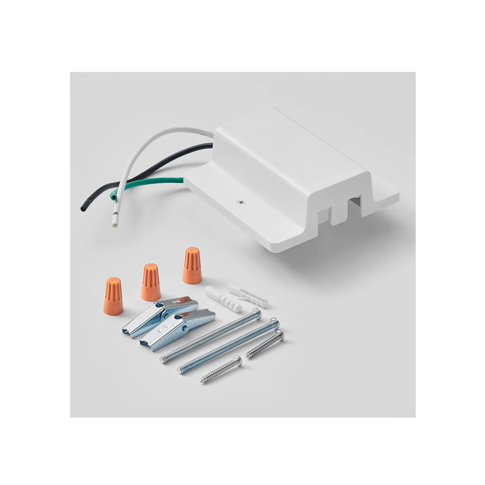 H Track Floating Canopy Connector White