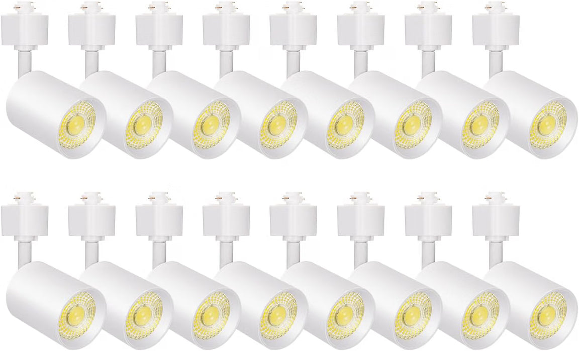 16-Pack 10W Dimmable LED Track Lighting Heads H Type Track Light, 4000K White