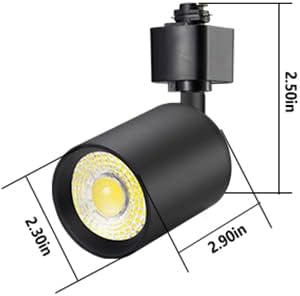 10W LED Track Light Heads H Type 4000K 12 Pack