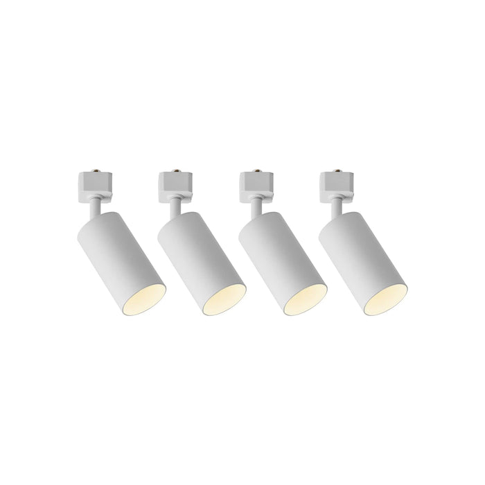 GU10 Track Lighting Heads H Type, Pack of 4, No Bulbs