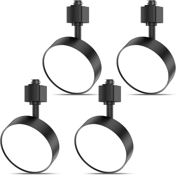 Diffuse LED Track Lighting Heads H Type Track Light Heads Dimmable Kitchen Track Lighting Fixtures Ceiling, Compatible with H Track Rails - Flicker Free CRI90+ 3000K 12W 1000lm