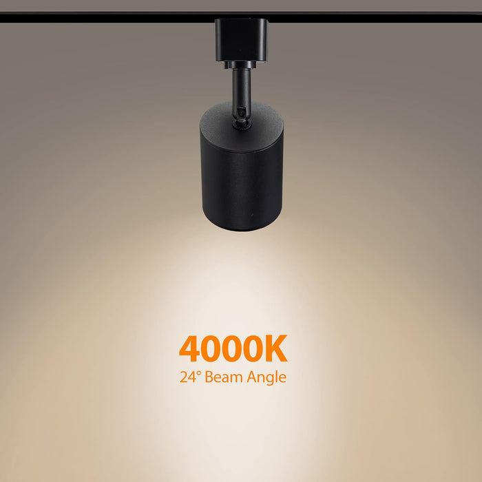 10W LED Track Light Heads H Type 4000K 12 Pack