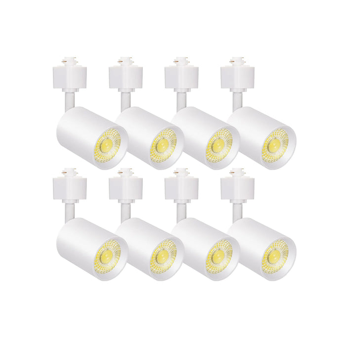 10W LED Track Light Heads H Type 3000K 8 Pack