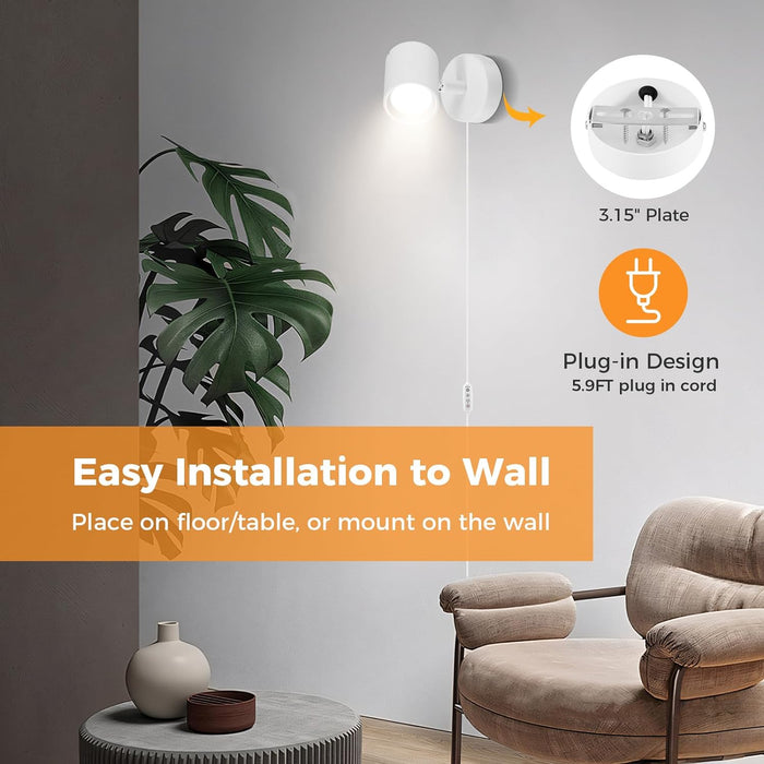 5 Color 10W LED Up Lights Indoor Spot Lights with Timer, Floor Spotlight Lamp with 5.9FT Plug Cord