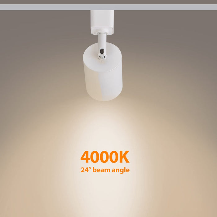 16-Pack 10W Dimmable LED Track Lighting Heads H Type Track Light, 4000K White