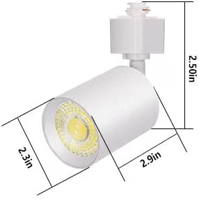 16-Pack 10W Dimmable LED Track Lighting Heads H Type Track Light, 4000K White