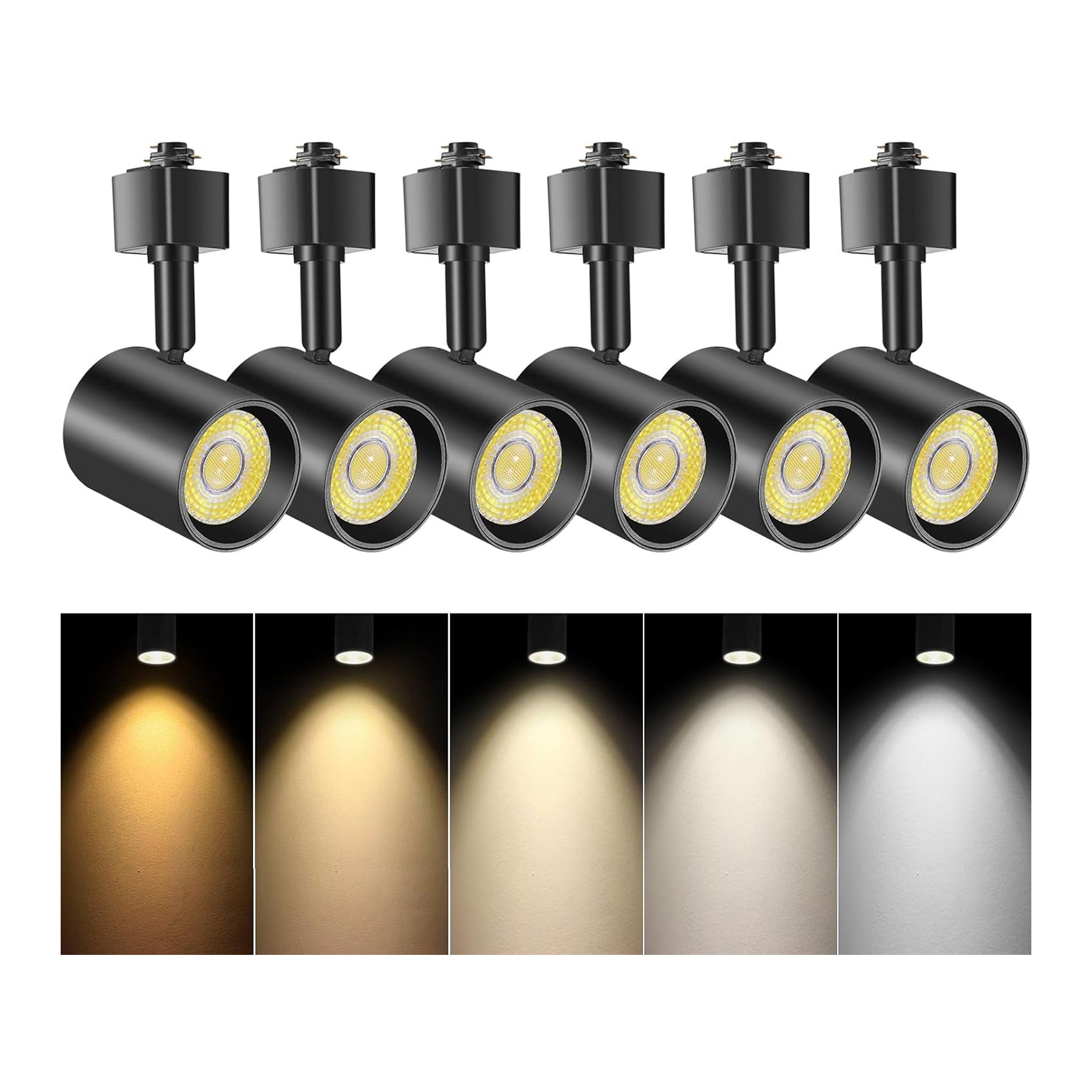 ヒジン fulahoop luminous セット VANoopee 3-Color Zoomable 10W LED Track Lighting Heads H